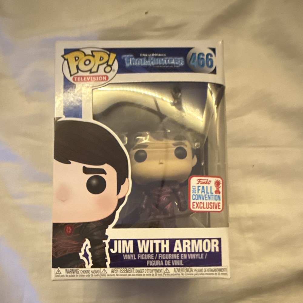Jim with Armor Fall 2017 Convention Exclusive Troll Hunters FunkoPop #466 Vinyl