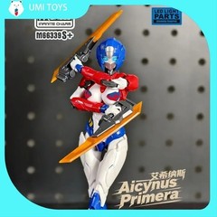 Aicynus Arcee Action Figure Red Blue Mecha Assembly Model Collectible Toy