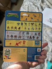 1990 Ray Fillet Complete Vintage TMNT Ninja Turtles Figure Complete W/ Cardback