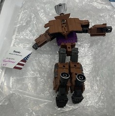 Transforming Toy Brown & Purple #5 TRANSFORMER Like Warbotron Air Burst Figure