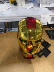 Used -Iron Man Helmet MK5 Autoking Mask Cosplay Prop