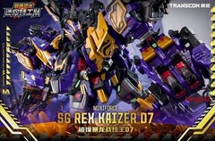 Anime Mini Force Mirror Tyrannosaurus Battle‑X King 12.6in Action Figure Model