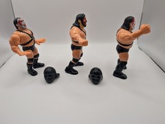 WWF Hasbro Lot, Ax, Smash, Crush Demolition, With Two Masks