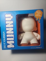 Kid Robot Munny DIY Do It Yourself White Blank Soft Vinyl Figure Art