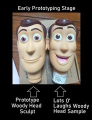 Toy Story Movie Accurate Woody Head Mode With Hands Prop Replica Screen Accurate