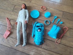 Vintage Marx Action Figures Princess Wildflower Janice Johnny West w/Accessories