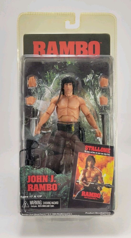 John J Rambo NECA First Blood Part 2 II