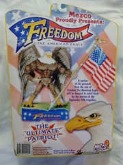 2002 FREEDOM THE AMERICAN EAGLE 8″ 9/11 Commemorative Action Figure MEZCO Sealed
