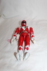 Mighty Morphin Power Rangers Karate Kick Red Ranger 8″ action figure 1994