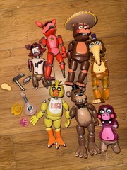 Funko Five Nights at Freddy’s Figure Lot of 7 – Good for pieces/parts