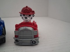 Paw patrol racer Marshall Fire truck attached figure Chase in police car lot 2