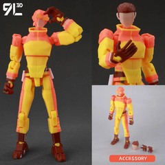 9L3D Lucky13 2.0 Invincible 1/12 Multi-Jointed Action Figure T13 Mannequin NEW