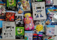 Toy Lot(12) Blind Bags,Tins, Random Rick & Morty-Marvel-Trolls- etc NEW.. Look!