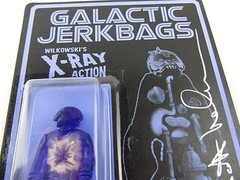 SIGNED by Scott Wilkowski – Sucklord Galactic Jerkbags Figure & Backing Board