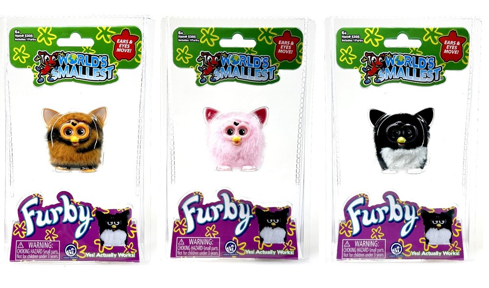 World’s Smallest FURBY Set of 3 Figures # 5305 NEW