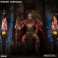 AUTHENTIC MEZCO CONAN THE KING/HORSE /RED SONJA /APE KING (FROST GIANT Presale)