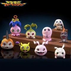2-5cm Digimon Adventure Figures Gabumon Koromon Tokomon Collectible Toys