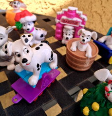 Vintage 90’s Disney 101 DALMATIANS McDonalds Happy Meal Toys DOG Lot of 10 BUGGY