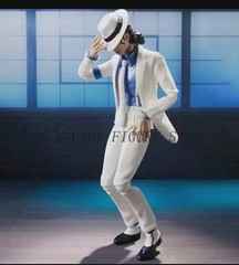 14cm SHF Michael Jackson Action Figure Smooth Criminal Moonwalk PVC.WWW