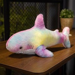 1pc.45/60cm Cute Colorful Shark Plush Toy Soft Stuffed Speelgoed Animal