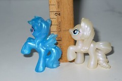 My Little Pony ~ Hasbro ~ Blind Bag G4 ~ SHIMMER RAINBOW DASH and RARITY ~ MLP