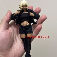 1/12 Coat Outfit Model For 6” Romankey X COWL Snail Shell Milk Tea Girl Figure