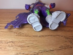 Monster Jam Grave Digger Grim Reaper Action Figure Spin Master 5” Toy Purple