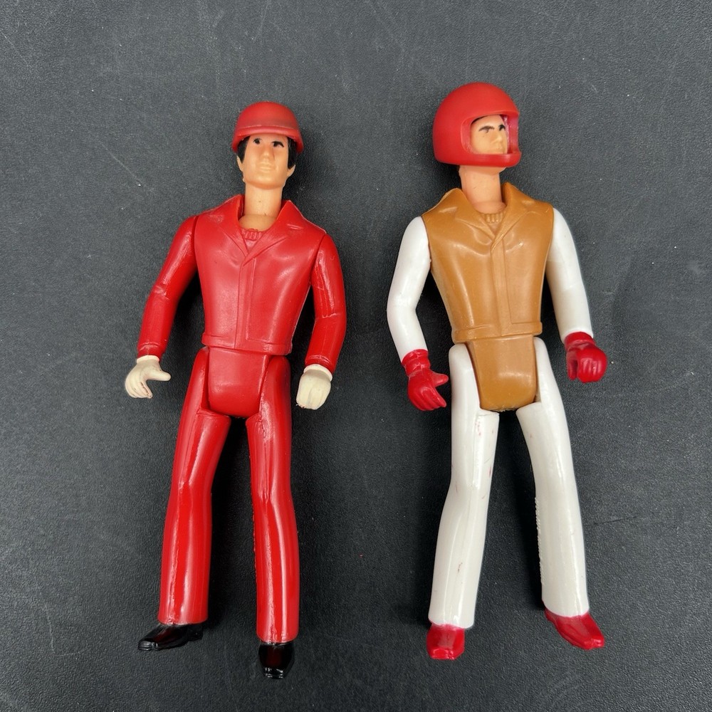 Vtg Race Car Driver 3.5in. Action Figure – 2 Pcs