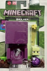 Mattel Minecraft Shulker Shell & Chorus Fruit 2.5″ Figure NEW 2025