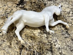Vintage Breyer #68 Legionario III Andalusian White Alabaster Branded Stallion