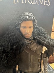 ThreeZero Jon Snow Nightwatch 1/6 Scale Figure Opened Complete Game of Thrones