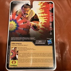 2018 GI Joe Collectors Club Exclusive FSS 7-10 Crystal Ball Cobra Hypnotist