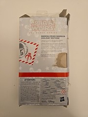 Star Wars The Black Series Mandlorian Warrior Holiday Edition Action Figure NEW