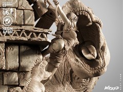 3D Printed Fan Art Tomb Raider Diorama by Wicked
