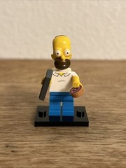 Homer Simpson The Simpsons Block Mini 2.5” Figure Abs Plastic Toy