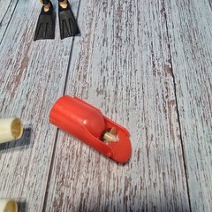 Mattel Vintage 6.5” 1969 Sea Devils Rick Riley Diver Figure Fins Lot