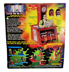 Men in Black MIB “Jeebs” w/ Exploding Body action figure diorama Galoob 1997 NIB