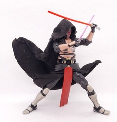 SU-R-RN-BK: Cape & Skirt Wrap for Star Wars Black Series Darth Revan (No figure)
