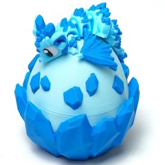 3D Printed Colorful Dragon Egg Model,Articulated Animals Figure,Toys Home Decor