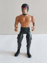 John Rambo “Force of Freedom” 7″ Action Figure (near complete) 1985 by Anabasis