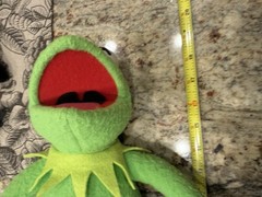 Applause Plush Kermit the Frog Poseable Jim Henson Muppets 19” Wire Arms & Legs