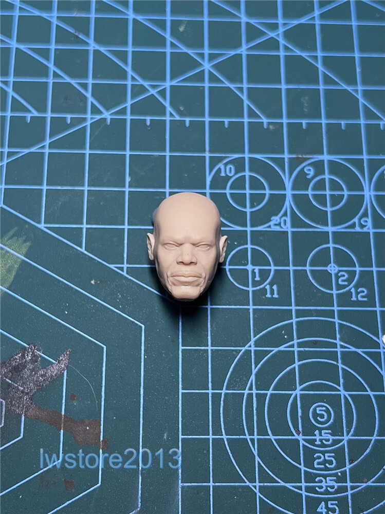 1:12 Samuel L. Jackson Head Sculpt Carved For 6inch Male Action Figure Body Toys