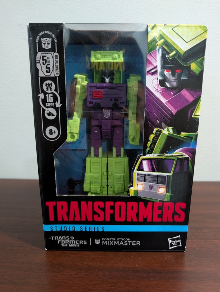 Transformers Studio Series 86 Voyager Mixmaster Sealed Constructicon Devastator