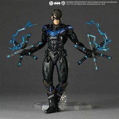 Kaiyodo Revoltech Amazing Yamaguchi Nightwing Batman Arkham Knight Figure