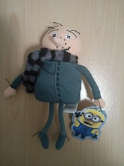 Rare David Nicholls Pixels Plush Despicable Me Gru Doll 9.5″!