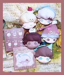 POP MART Dimoo World Crush on Coffee Earphone Case Lot Set of 5 Collectible