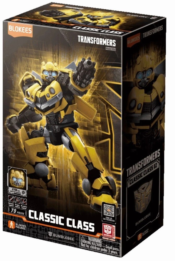 BLOKEES Transformers Classic Class Bumblebee Figure – Model Kit 79 pieces