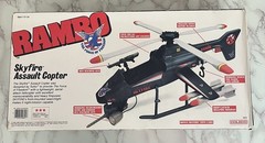 RAMBO: The Force of Freedom Skyfire Assault Copter 1985 SEALED BOX NEVER OPENED