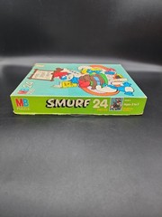 Vintage 1982 Smurfs Puzzle Complete- Good Condition Box 24pc Home Smurf Home