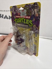 1991 TMNT Super Shredder & Card Back Teenage Mutant Ninja Turtles SEE DESC